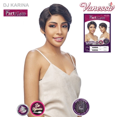 Vanessa Party Lace Deep J Part Synthetic Wig - DJ KARINA